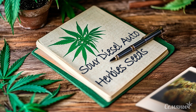 Гроурепорт сорта Sour Diesel Auto fem от Herbies Seeds